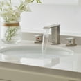 thumbnail image 4 of 8 in. Waterfall Widespread 2-Handle Bathroom Faucet With Pop-up Drain Assembly in Spot Resist Brushed Nickel, 4 of 13