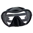 thumbnail image 2 of Máscara de buceo para adultos Anti-niebla lente clara vista amplia gafas de Negro Zulema Máscaras de buceo, 2 of 6