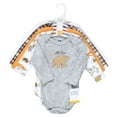 thumbnail image 2 of Hudson Baby Cotton Long-Sleeve Bodysuits, 5-Pack, Newborn- 24 Months, 2 of 7