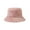 Skin Pink1, variant on Women Winter Plush Bucket Hat Warm Solid Color Faux Fur Fisherman Cap