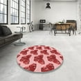 thumbnail image 4 of Ahgly Company Machine Washable Indoor Rectangle Transitional Pastel Pink Area Rugs, 4' x 6', 4 of 7
