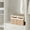 Brown-Small 2 Pack, variant on Shoe Organizer Box for Closet, Small Fabric Shoe Storage Bin with Adjustable Dividers & Clear Cover, Saving Space Sneakers