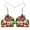 Multicolor, variant on Christmas Gingerbread House Earrings Hypoallergenic Acrylic Candy House Dangle Jewelry For Women Gift