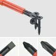 thumbnail image 5 of Gunpla 11 Pieces VDE Insulated Screwdriver Set, 1000V with Black Tip Magnetic, TPR Handle and Screwdriver Tester for Electrician Repair, 5 of 8