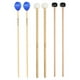 thumbnail image 4 of 6 piezas de baquetas de percusión, baquetas, mazos de tambor, mango de madera para práctica en el escenario, xilófono, marimba, 4 of 9