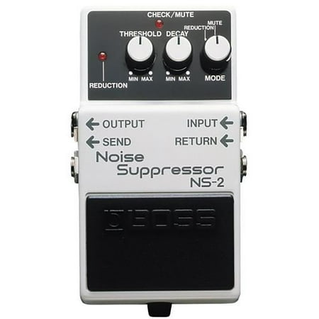 Boss NS-2 Electric Guitar Single Effect Noise Suppressor Guitar Pedal, (Best Noise Suppressor Pedal)