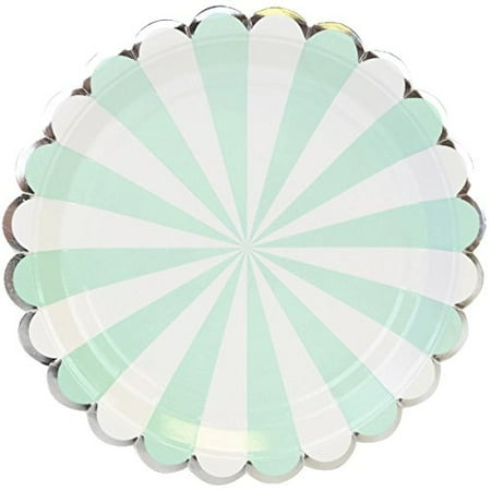 9in round scallop party