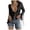 Black, variant on Mityle Womens Trendy V Neck Long Sleeve T shirts See Through mesh sheer Tops Elegant front lace up Dance Party dance club evening Tees