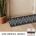 thumbnail image 3 of Bohemian Retro Floral Non-Slip Entryway Door Mat,Boho Indoor Decor Durable Low Plush Door Mat,Washable Welcome Rug for Patio Hallway Home Decor 16x47 Inches, 3 of 7