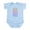 Sky Blue, variant on CafePress - Thought She Be But Little She Be Fierce Body Suit - Baby Light Bodysuit, Size Newborn - 24 Months