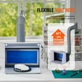 thumbnail image 5 of Professional Airbrush Spray Booth Kit: 4 LED Lights, Powerful Dual Exhaust Fans, Portable with Turntable & Hose for Models & Crafts, 5 of 10
