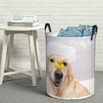 thumbnail image 6 of Fotbe The Dog Is Sitting In A Bubble Bath Pattern Laundry Basket with Handles, Waterproof Large Laundry Hamper, Wash Bag for Corner Dorm, Rolling Laundry Basket with Handles-Medium, 6 of 6