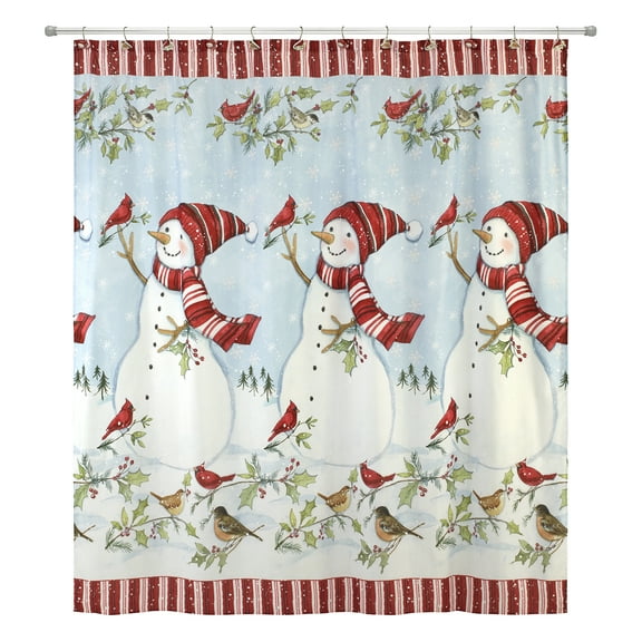 Avanti Linens Holiday Cheer Shower Curtain