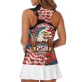 thumbnail image 5 of HUIACONG Workout Tank Tops with Patriotic Eagle Design, Athletic Tops for Golf and Outdoor Training, Half Zip Sleeveless Style, 5 of 7