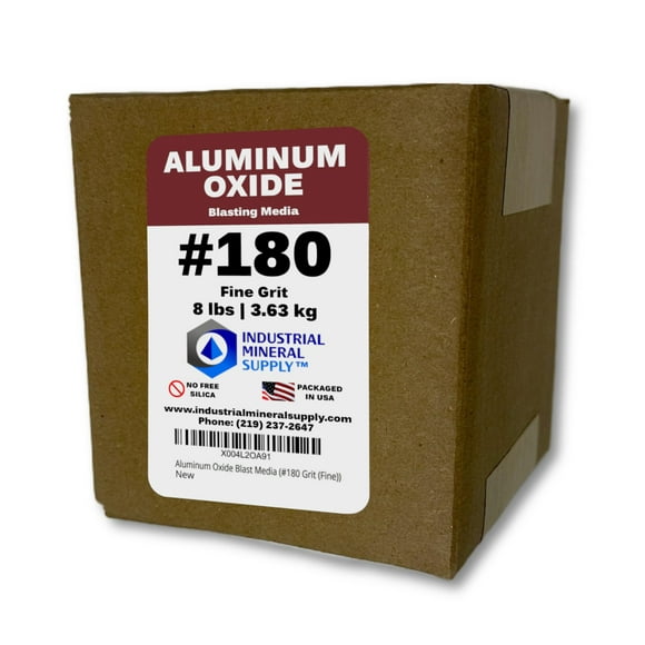Mineral industrial Blast Media de grano 180 (fino) de óxido de aluminio