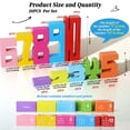 thumbnail image 3 of Wooden Number Building Block (1 Box) Creative Montessori Stacking Toys Early Educational Toy For Children, 3 of 8