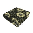 thumbnail image 2 of KLL Sunflowers Print Fleece Throw Blanket, Horizontal Fleece Bedding Cute Soft Blankets Comfy Fleece Flannel Plush Home Decor for Couch & Bed -80"x60", 2 of 9
