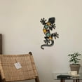 thumbnail image 4 of Metal Gecko Wall Art, Large Outdoor Lizard Wall Decoration for Fence Porch Garden, Handmade Metal Gecko Wall Hanging Sculpture for Living Room Bedroom Study Patio Home Decoration and Gift, 4 of 5