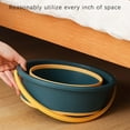 thumbnail image 4 of Collapsible Plastic Bucket,Foldable Round Tub with Handle, Folding Portable Fishing Water Pail, Space Saving Outdoor Waterpot for Garden Camping Car Mop Cleaning Beach, 4 of 8