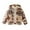 Beige, variant on Kiijoy Toddler Boys Vintage Hooded Jacket Zip Up Fleece Sherpa Coat Fall Winter Outerwear