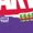 PURPLE, variant on - Logo Wrapping Paper - Juniors Fitted Short Sleeve Graohic T-Shirt