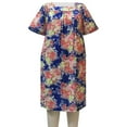 thumbnail image 1 of A Personal Touch Women's Plus Size Square Neck Lounging Dress - Bella - 5X, 1 of 3