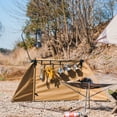 thumbnail image 3 of Cortavientos resistente para camping con ganchos reforzados y estructura de acero, ideal para cocinar al aire libre, 3 of 6