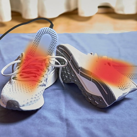 Hovmgk Shoe Dryer, Footwear Warmer, Household 360° Heat for Shoes & Boots, Shoe Care & Winter Gear, Drying Deodorizing & Warmth, Ideal for Adults, Athletes & Winter Users, Blue