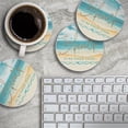 thumbnail image 5 of Thirstystone Beach Happy Place 4-Pack Round Absorbent Stone Coasters, 5 of 8
