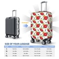 thumbnail image 6 of Daiia Rose Flowers Luggage Cover, Thickened Washable Travel Luggage Covers, Elastic Unique Baggage Covers for 18-20 inch Luggage-X-Large, 6 of 9