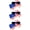 Blue Flag / Smoke Lens, variant on Patriotic Sunglasses for Men Women UV400 Protection American Flag Sunglasses (3 Pack)