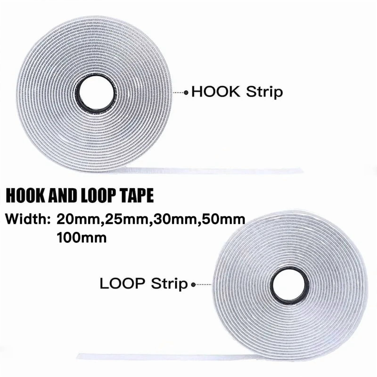 1-10M Velcros Self Adhesive Hook and Loop Tape Fastener House Diy Magic Tap Auto Double Sided Roll Strong Glue Home Strap Strips