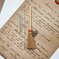 thumbnail image 2 of putnchl Cute Witch Broomstick , Miniature Props, Small Dollhouse Witch Broomstick With Pendant, Halloween Witchcraft Decoration, 2 of 2