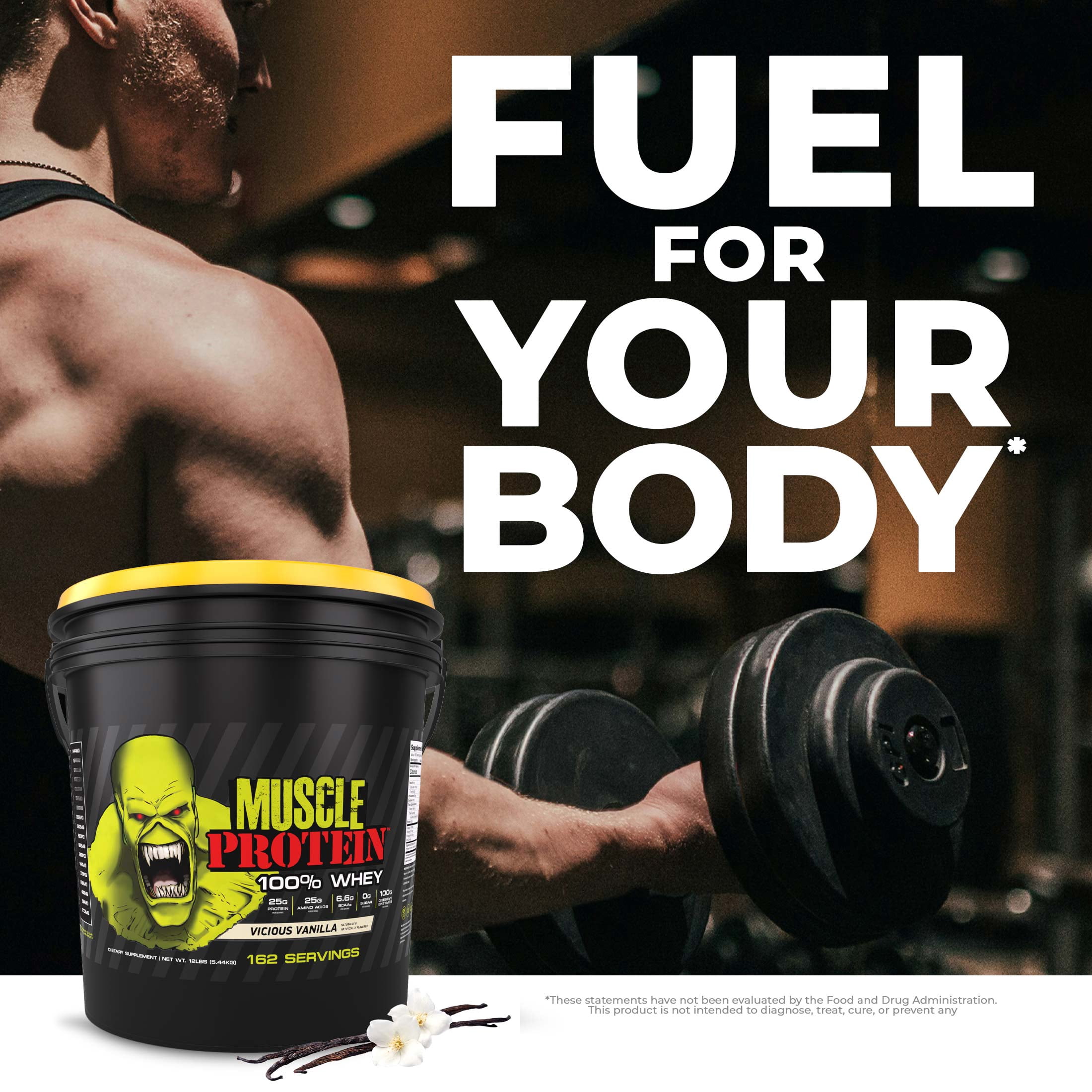 Goliath Labs Whey Protein Powder Cookies & Cream 12 lbs Cold