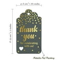 thumbnail image 5 of Inkdotpot Pack Of 50 Thank You For Celebrating With Us Bridal Shower-Baby Shower-Retirement-Wedding-Birthday Favor Paper Tags Craft Real Gold Foil Hang Tags, 5 of 6