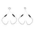thumbnail image 1 of Anzuelos de pe acero al carbono de 2 piezas, anzuelos de asistencia con púas línea PE segundo Zulema  Anzuelos de acero para pesca con púas, 1 of 8