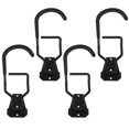 thumbnail image 1 of KALLORY 4pcs Garage Bike Hanger Hooks Black for Tool Storage and Garage Organization, 1 of 8