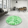 thumbnail image 3 of Ahgly Company Indoor Rectangle Patterned Dragon Green Area Rugs, 2' x 4', 3 of 6