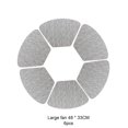 thumbnail image 1 of pitrice 6X Sets de Table Ronds Coupe Coaster Résistant au Chauffage Multicolore Décoratif Hôtel Polyvalent Tapis de Table Antidérapant Gris, 1 of 9