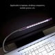 thumbnail image 5 of Naiovety Reemplazo de luz de libro con estilo, 10 cuentas, LED colorido, interfaz USB ajustable Flexible, lámpara de teclado para ordenador Iluminación y accesorios Negro, 5 of 6