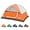 Orange, variant on Camping Tent, Waterproof 2/3/4 Person Tents for Camping, Lightweight Easy Set Up Outdoor Hiking Tent Backpacking Tent with Carry Bag, Backpack Tent Suit for Family Beach Hiking Travel