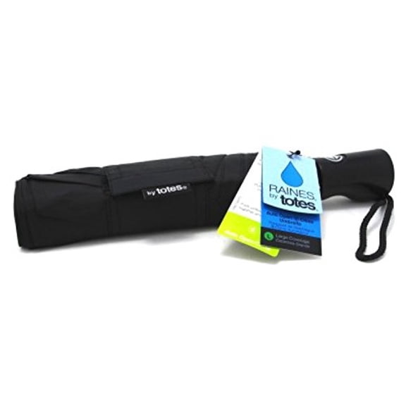 Black Automatic Auto Open Close 42 Arc Polyester Rain Protection Umbrella