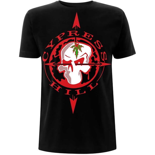 Cypress Hill - Camiseta Calavera para Adultos Unisex (Negro)
