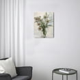 thumbnail image 3 of Chic White Daisy Canvas Art Print - Ideal for Any Room Décor, Kitchen or Bedroom - Size 12x16, Simple to Hang Wall Décor., 3 of 7