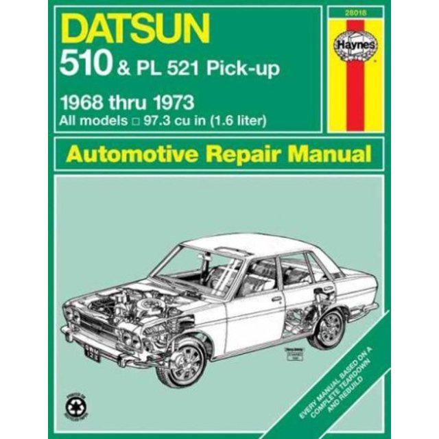 Datsun 1300, 1400-1600 Manuel d'Atelier du Propriétaire (Service & Réparation Manuals)