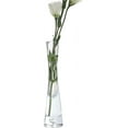 thumbnail image 1 of Sturdy Base Transparent Cylinder Glass Vase, Elegant Slim Vase For Floral Arrangement Or Wedding Centerpiece (Simple Size Design), 1 of 5