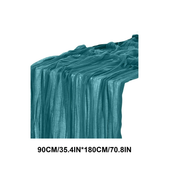 hulanddfd Christmas Table Runner 35.4x70.8 Inch Long, Boho Gauze Table Runner for Wedding Party Birthday Bridal Shower Decor and Xmas Decor G