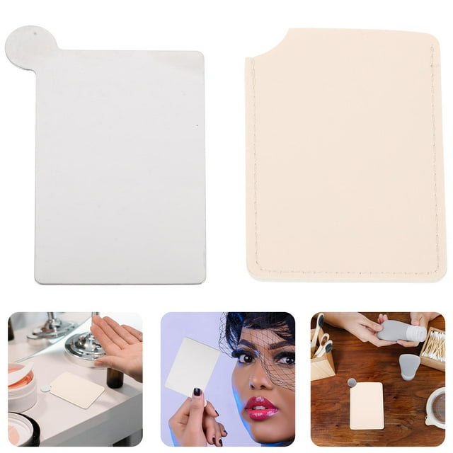 Luxshiny Makeup Mixing Palette for Painting Sessions Stainless Steel Compact Design 1Pcs