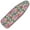 Floral, variant on oliso Ironing Board Cover, Durable 100% Cotton Lined with Professional Grade Felt pad - Fits Standard 54” x 15" Boards, a Wide Elastic Edge, Two Adjustable Straps for a Secure, Smooth fit (Gray)
