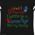 thumbnail image 4 of Inktastic Lacrosse Player like Daddy Boys or Girls Toddler T-Shirt, 4 of 5
